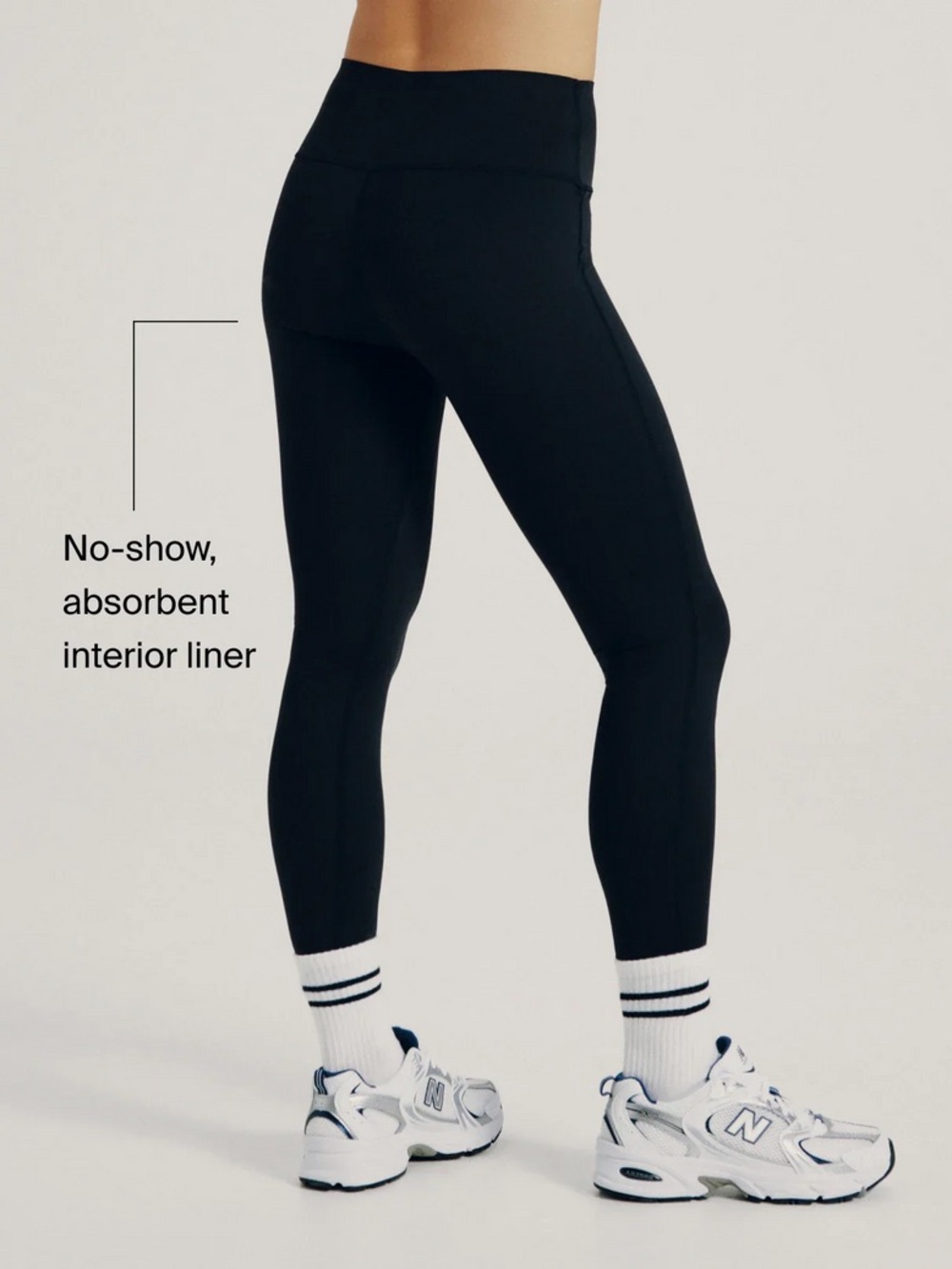 Kt. By Knix NWT Leakproof Active Leggings Period Absorbent Black Workout Tights